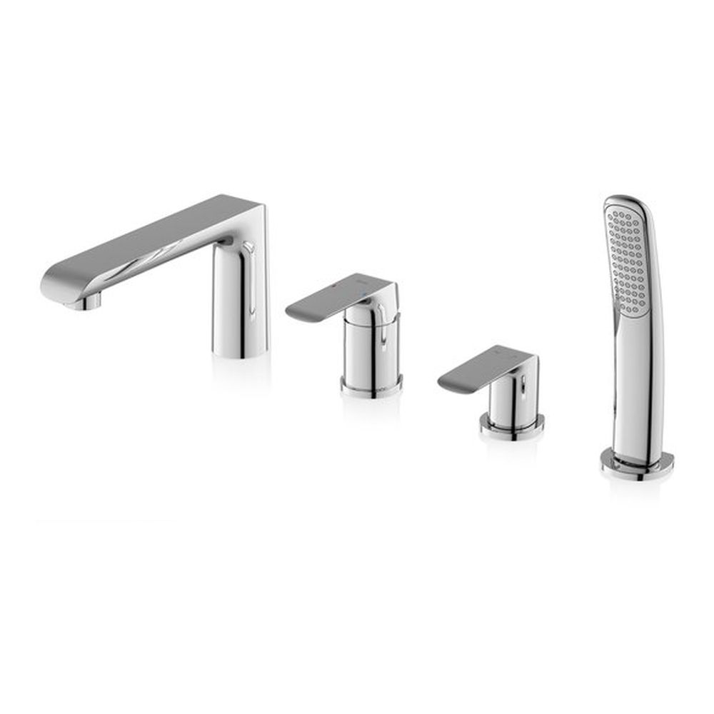 Ravak Flat Badewannen- und Duscharmatur awannenmontiert chrom X070120