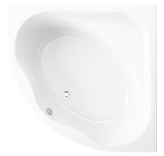 Polimat Standard Eckbadewanne 150x150 cm linksseitig weiß 00248