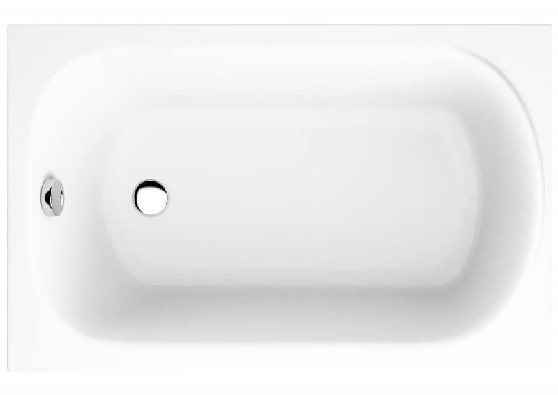 Polimat Mini Rechteckige Badewanne 110x70 cm weiß 00545