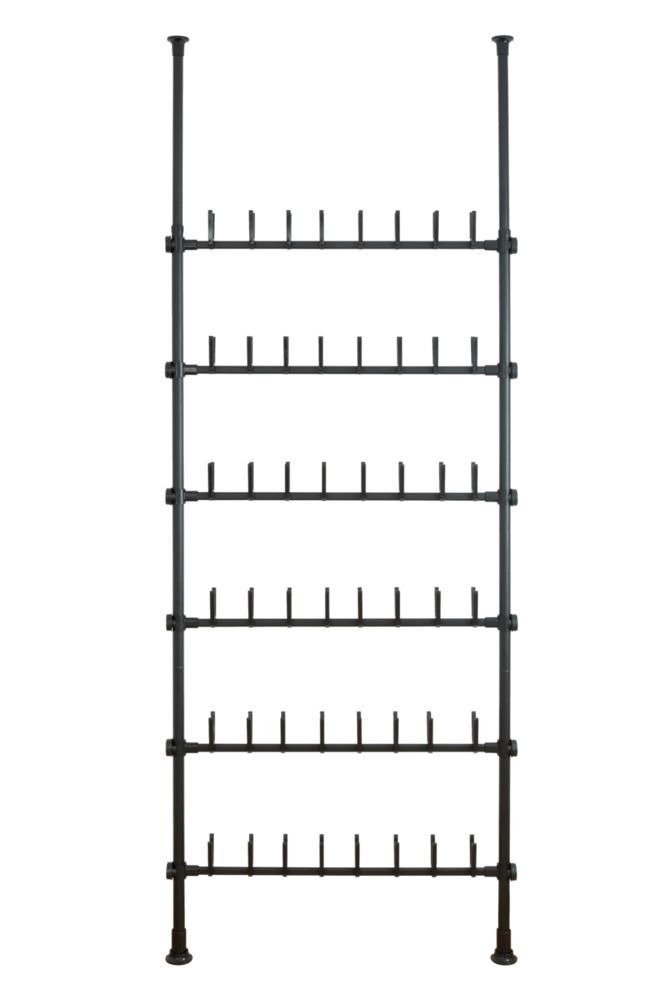 Wenko Herkules Schuh-Organizer 165x94x300 cm schwarz 50634100