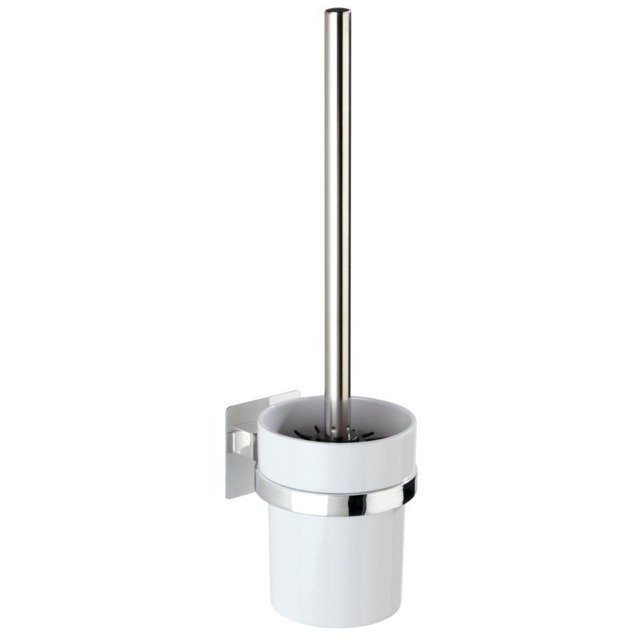 Wenko Turbo-Loc Quadro Ed. Klobürste aufklebbar weiß 23861100