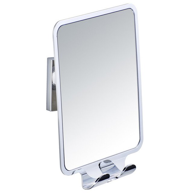 Wenko VL Quadro Kosmetikspiegel 14x19.5 cm rechteckig silber 22693100