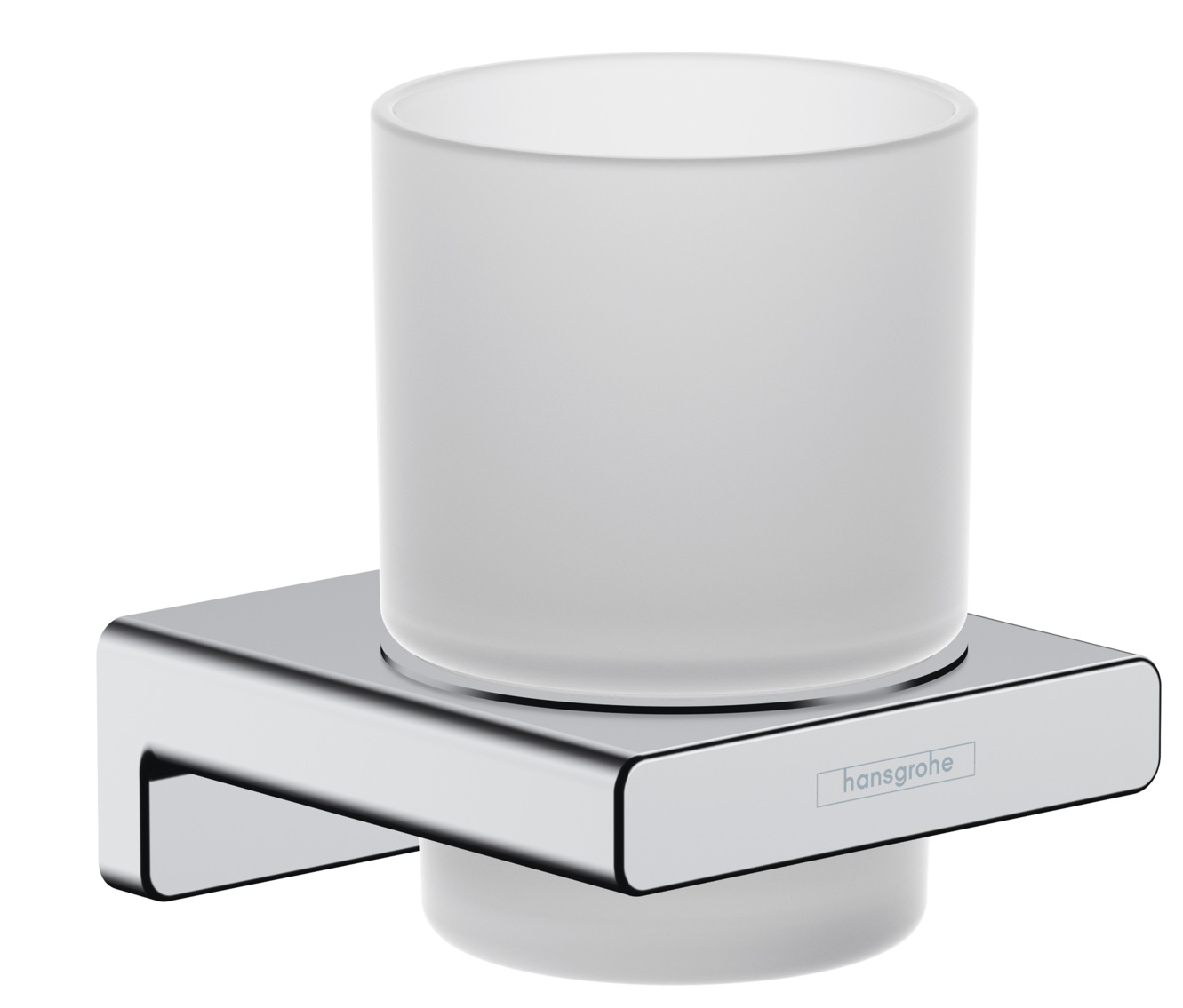 Hansgrohe AddStoris Zahnputzbecher weiß-chrom 41749000