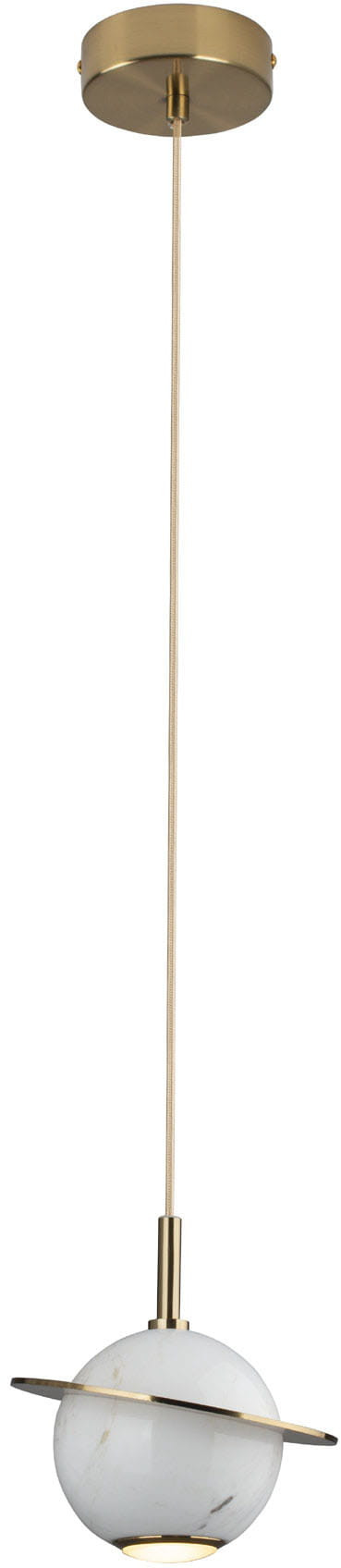 MaxLight Uranos Pendelleuchte 1x5 W weiß-gold P0413