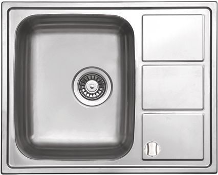 Berg Rill stahlspüle 61.5x50 cm stahl LTL615.500GT8