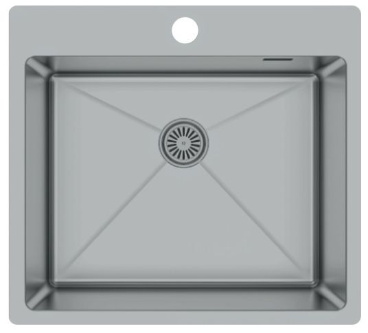 Berg Acero Stahlspüle 55x51.5 cm stahl ACEROXL