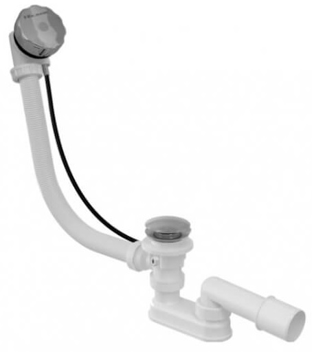 Polimat Badewannensiphon chrom 6103061