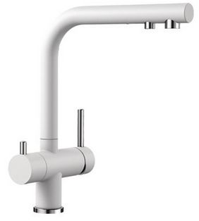 Blanco Fontas II Küchenarmatur Stehend chrom-weiß 523134