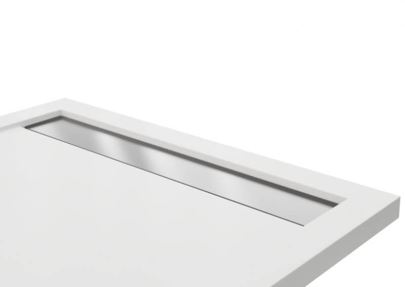 Polimat West New Duschablaufgitter 85.5 cm stahl 00363