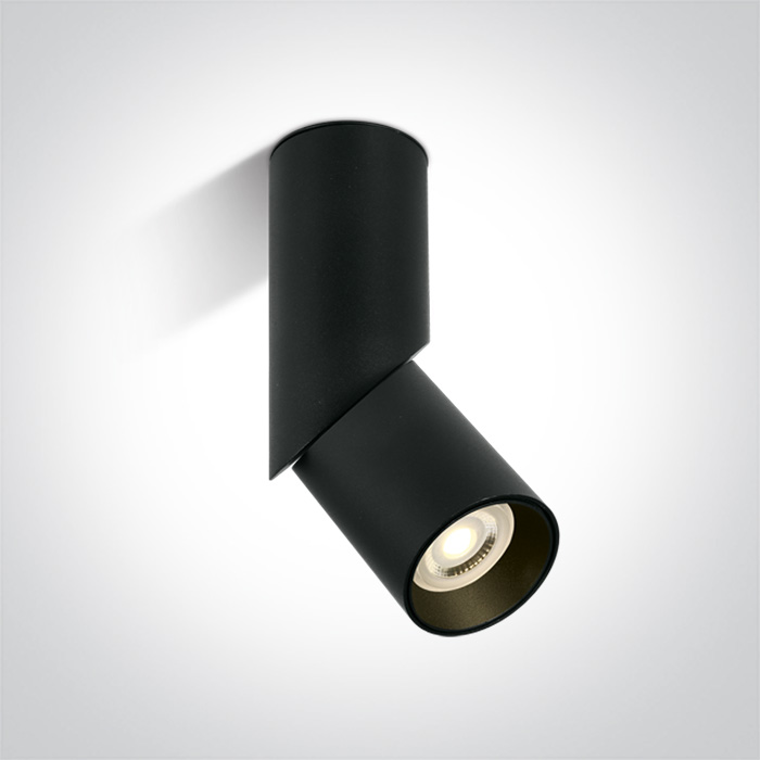 One Light Davos Deckenlampe 1x10 W schwarz 12105E4/B