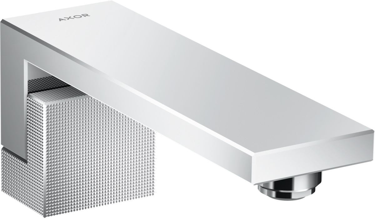 Axor Edge Auslauf für Badewannenarmatur für Badewanne chrom 46411000