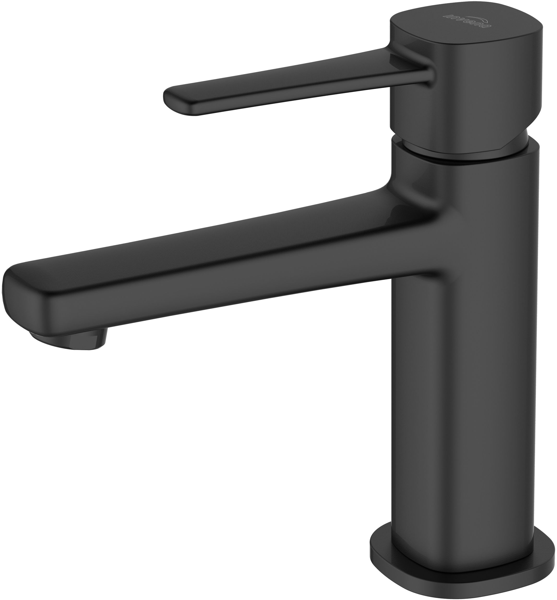 Invena Glamour waschbeckenhahn stehend schwarz BU-02-004