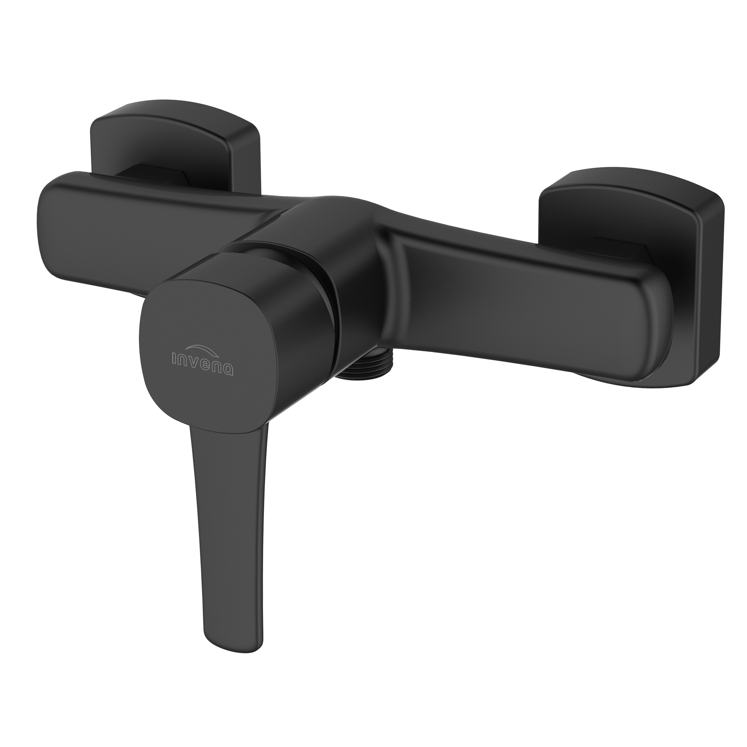 Invena Glamour duschbatterie Wand schwarz BN-02-004