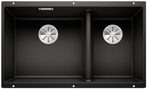 Blanco Subline 430/270-U Granitspüle 72.5x40 cm schwarz 525991