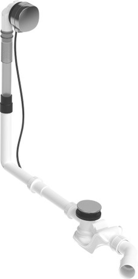 Duravit Quadroval Badewannensiphon chrom 792207000001000