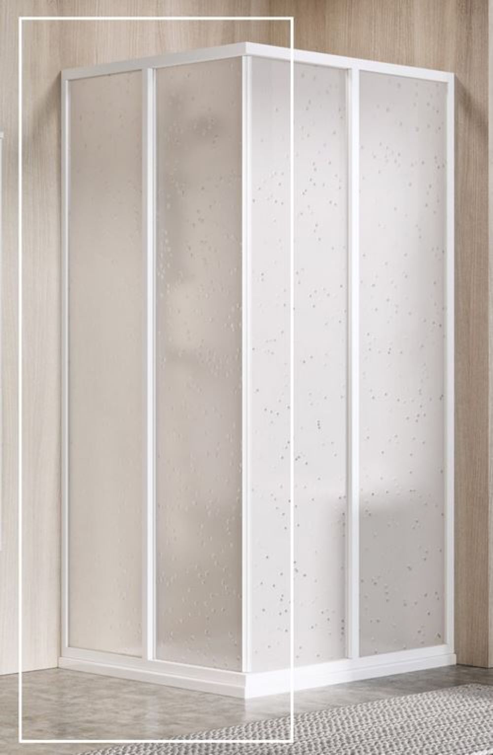 Ravak Supernova Duschtüren 80 cm Schiebe- weiß Glanz/Polystyrol 14V401O211