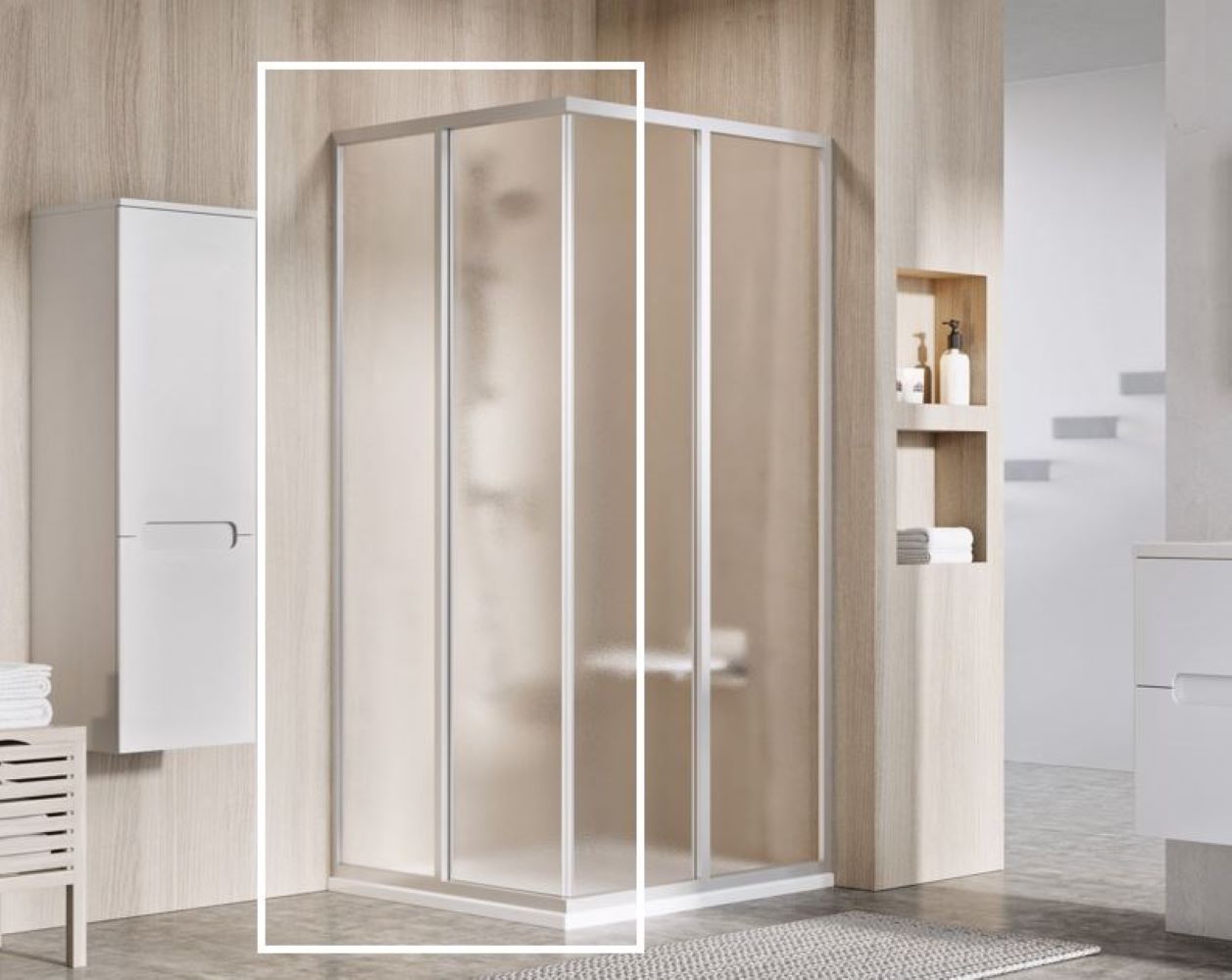 Ravak Supernova Duschtüren 90 cm Schiebe- satin Matte/ 14V70UO2ZG