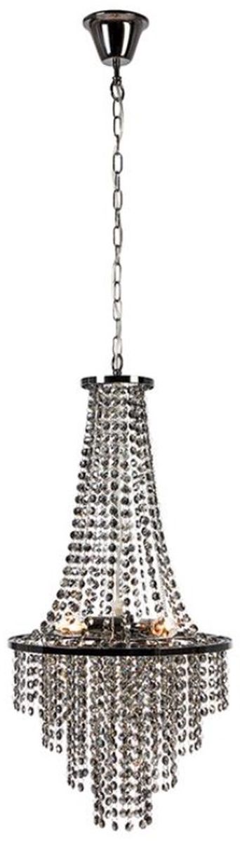 Markslöjd Allington Pendelleuchte 3x25 W schwarz-chrom-verraucht 108124