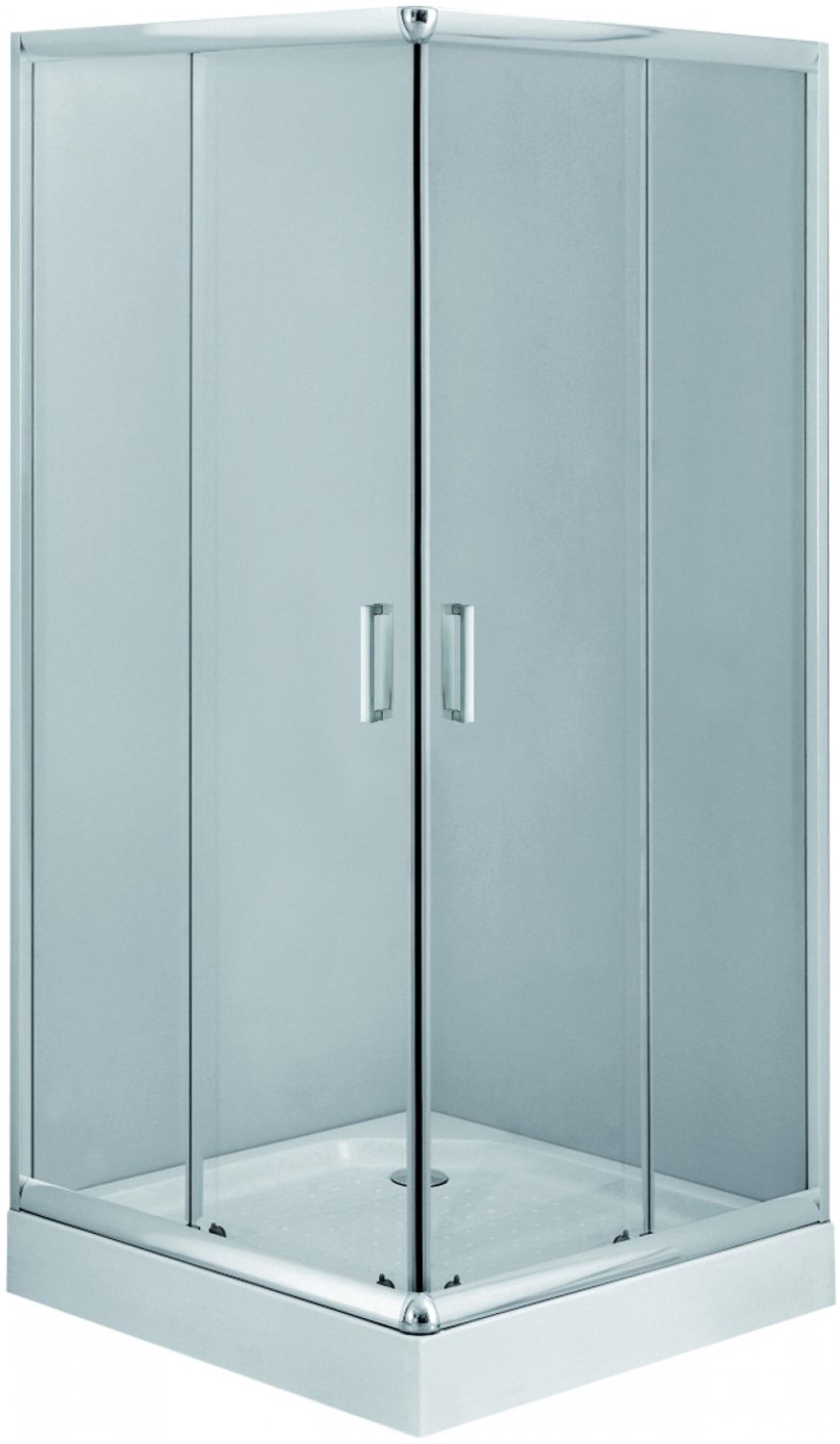 Set Dusche Deante Funkia KYC_041K, Quadratische Duschwanne Deante Corner KTC_041B, NHC_025C