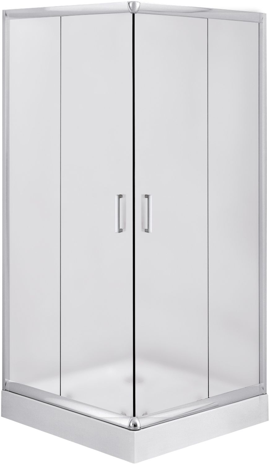 Set Dusche Deante Funkia KYC_641K, Quadratische Duschwanne Deante Corner KTC_041B, NHC_025C