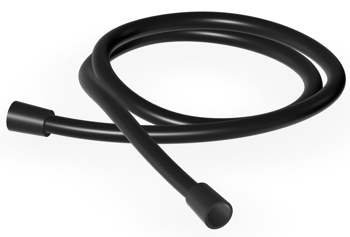 Zucchetti Helm Duschschlauch 150 cm schwarz Z94120.XP81