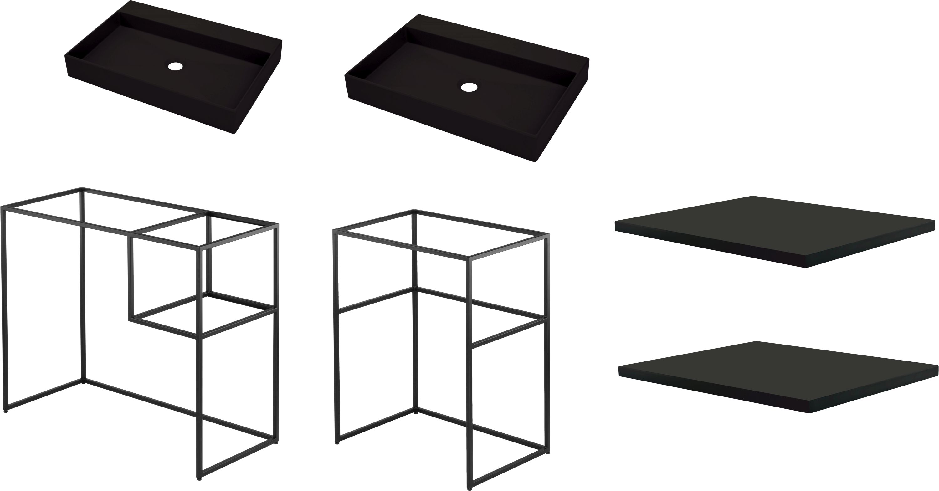 Set Konsole Deante Correo CKC_N90A, Konsole Deante Correo CKC_N60A, CQR_NU6S, CBL_N30B