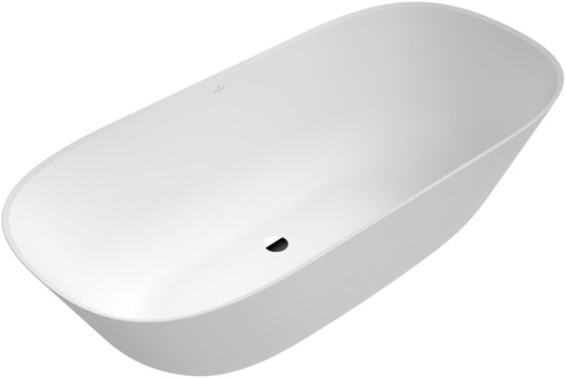 Villeroy & Boch Theano Freistehende Badewanne 175x80 cm oval weiß UBQ175ANH7F200V-RW