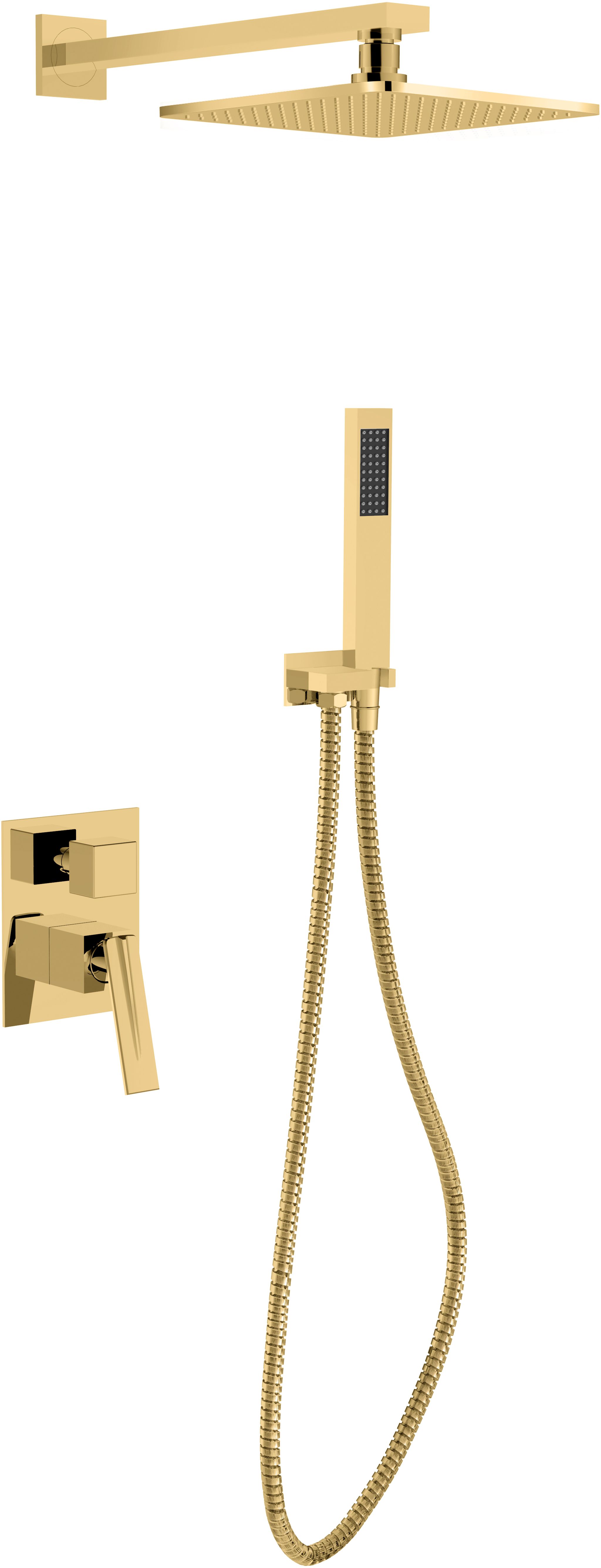 Besco Aspira Duschset Unterputz gold BP-AII-ZL