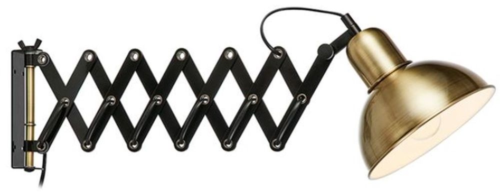 Markslöjd Riggs Leuchter 1x60 W schwarz-messing 108104