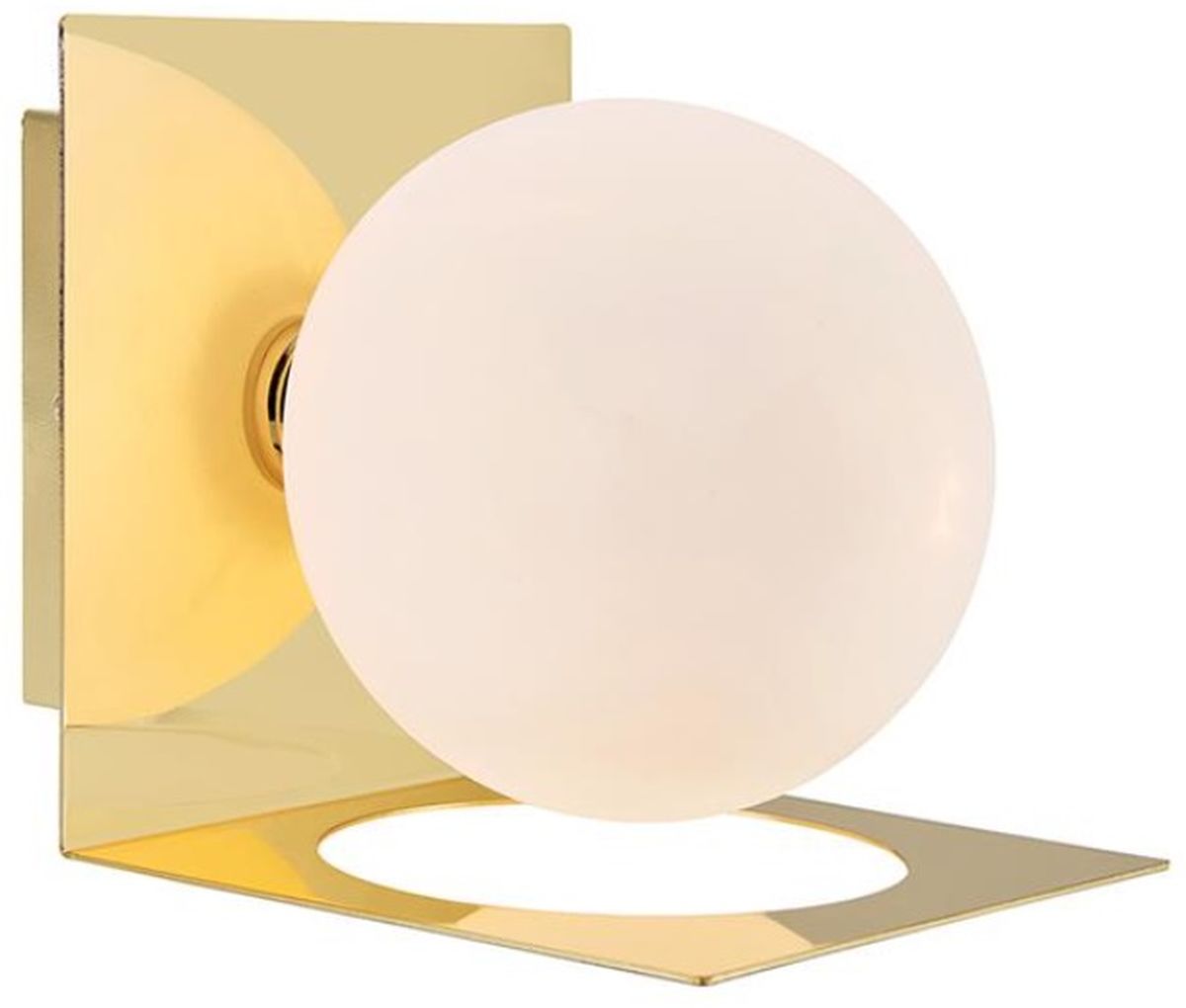 Markslöjd Zenit Leuchter 1x18 W weiß-messing 108085