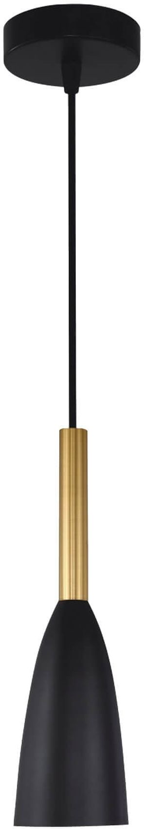 Light Prestige Solin Pendelleuchte 1x60 W schwarz-gold LP-181/1PBK/GD