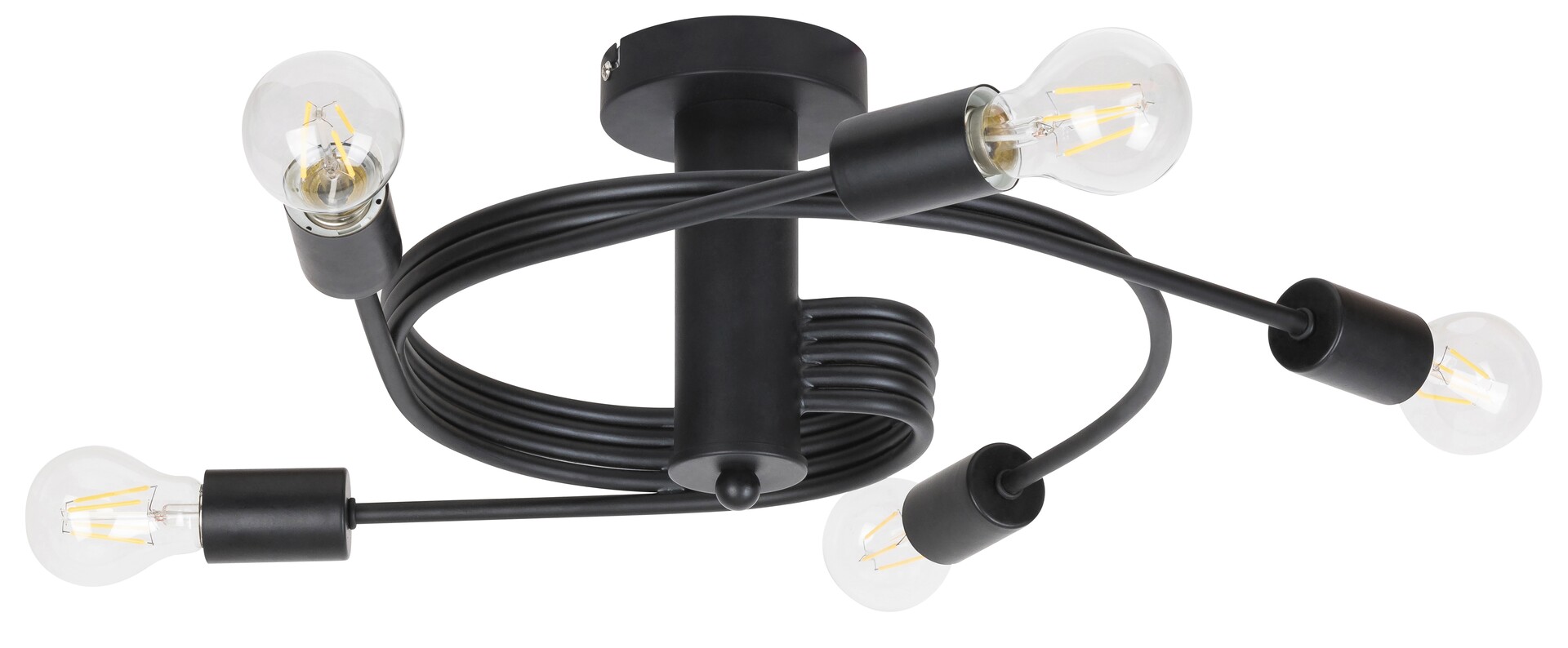 Rabalux Carly Deckenlampe 5x15 W schwarz 2096