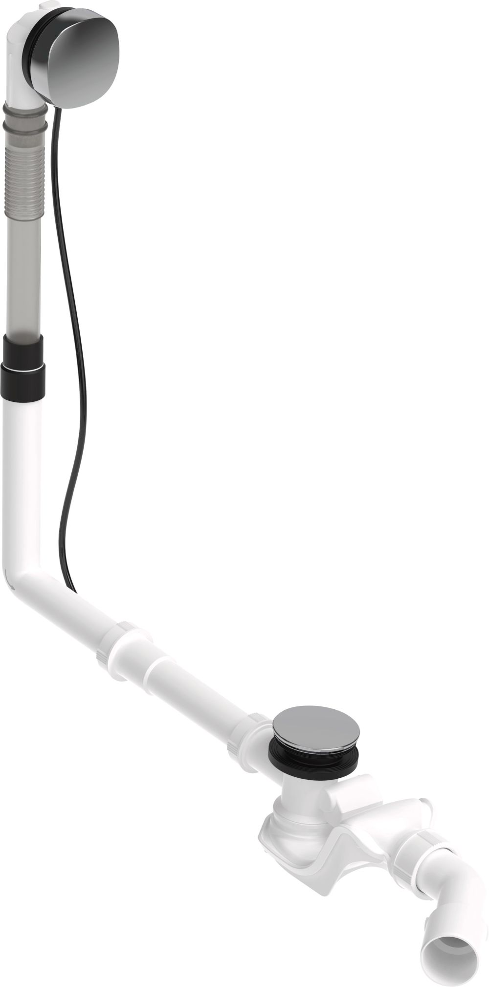 Duravit Quadroval Badewannensiphon chrom 792206000001000