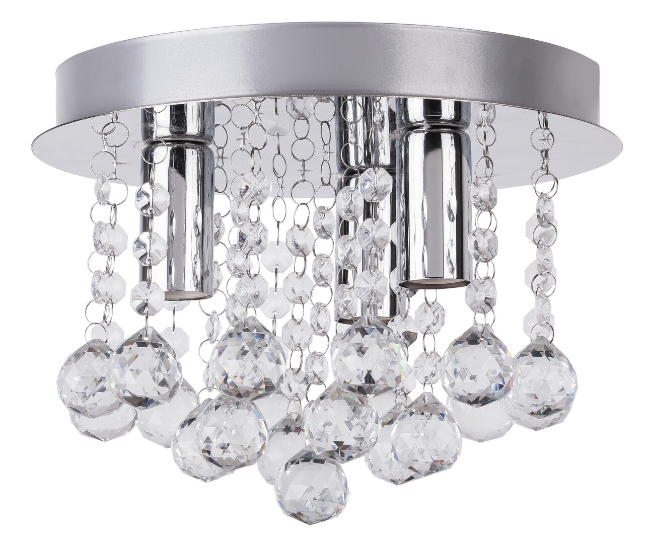 Rabalux Corinna Deckenlampe 3x40 W chrom-kristall 2615