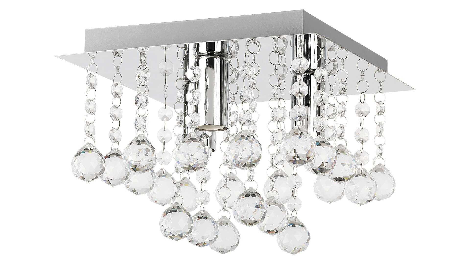 Rabalux Corinna Deckenlampe 3x40 W chrom-kristall 2617