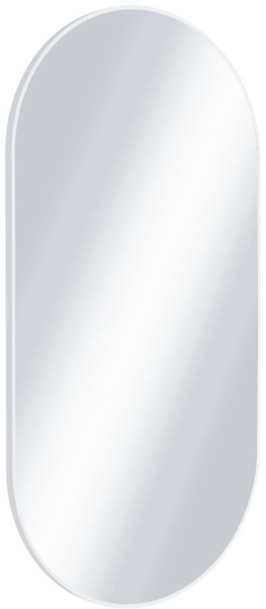 Excellent Revia Spiegel 50x100 cm oval weiß DOEX.RE100.050.WH