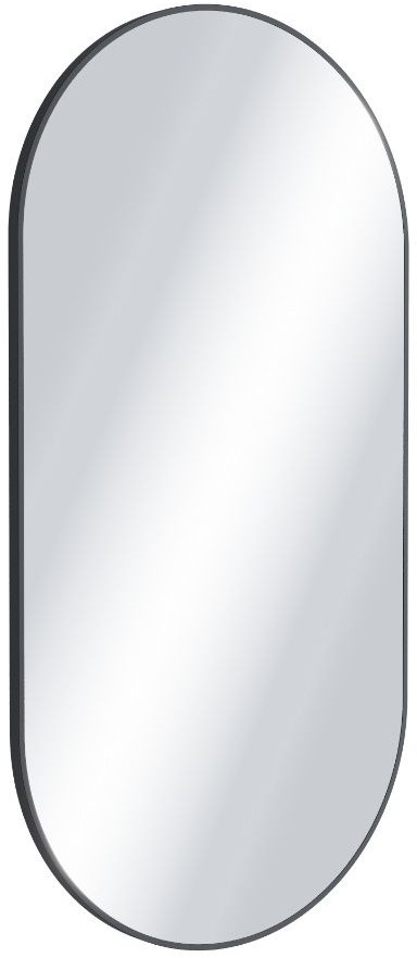 Excellent Revia Spiegel 50x100 cm oval schwarz DOEX.RE100.050.BL