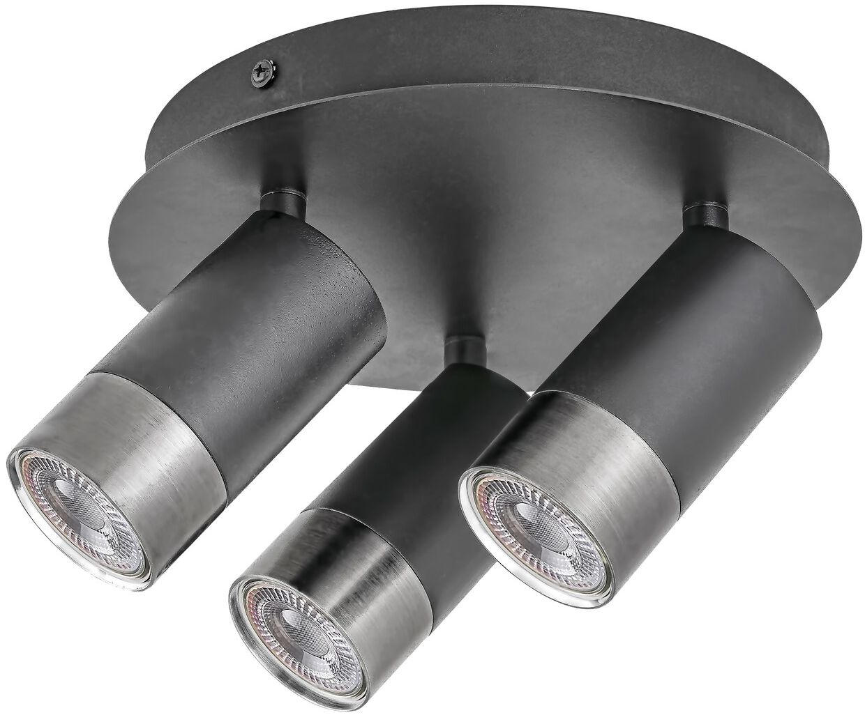 Rabalux Zircon Deckenlampe 3x5 W schwarz-silber 5071