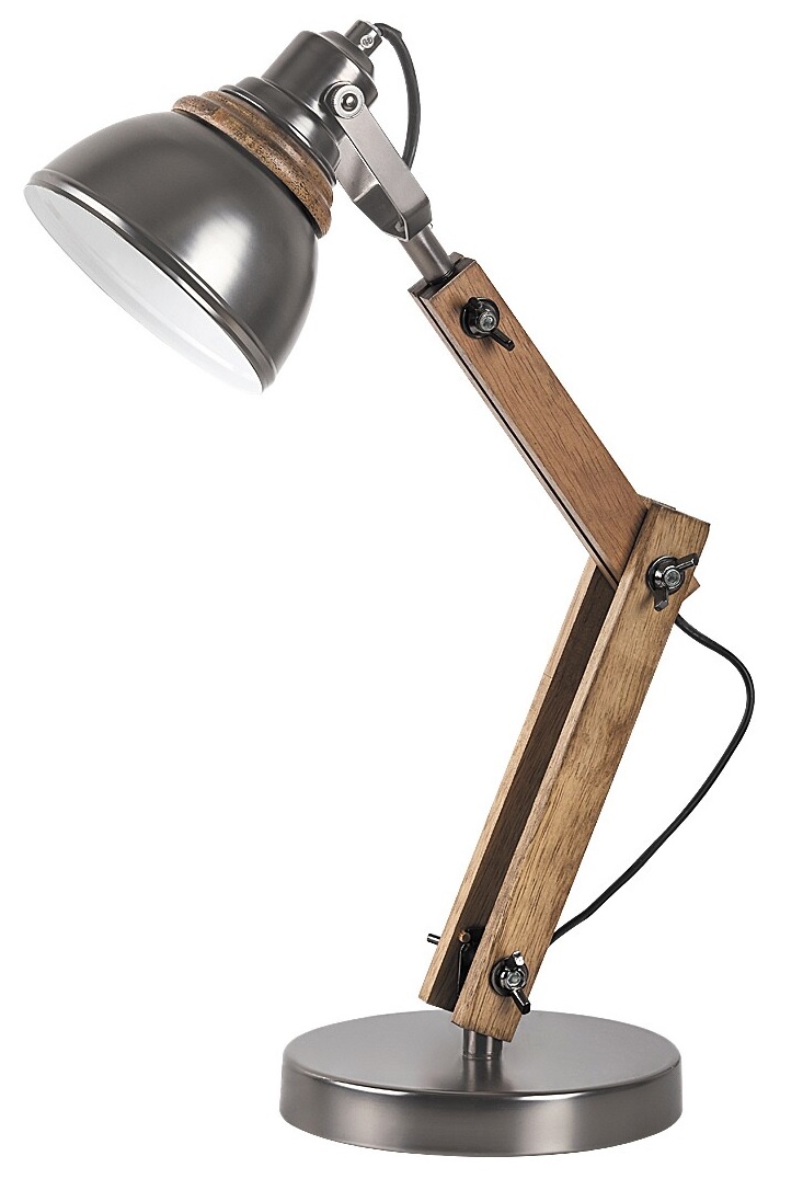 Rabalux Aksel Tischlampe 1x15 W holz-graphit 4199