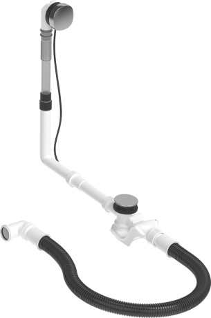 Duravit Quadroval Badewannensiphon chrom 792218000001000