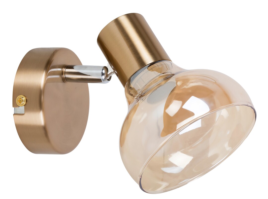 Rabalux Holly Leuchter 1x40 W messing-bernstein 5546