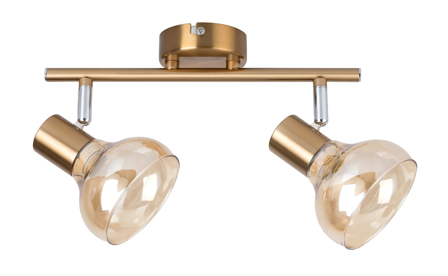 Rabalux Holly Deckenlampe 2x40 W messing-bernstein 5547