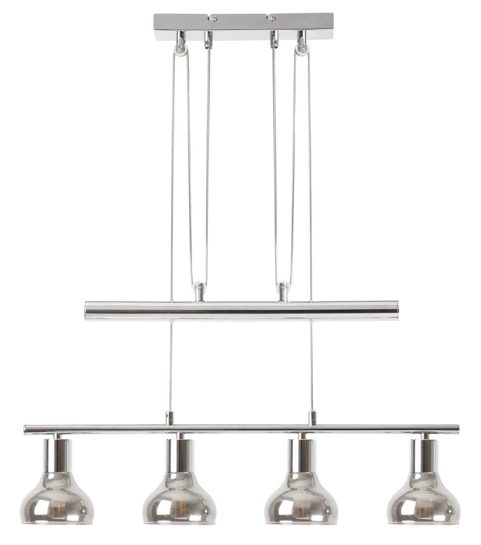 Rabalux Holly Pendelleuchte 4x40 W chrom-verraucht 5560