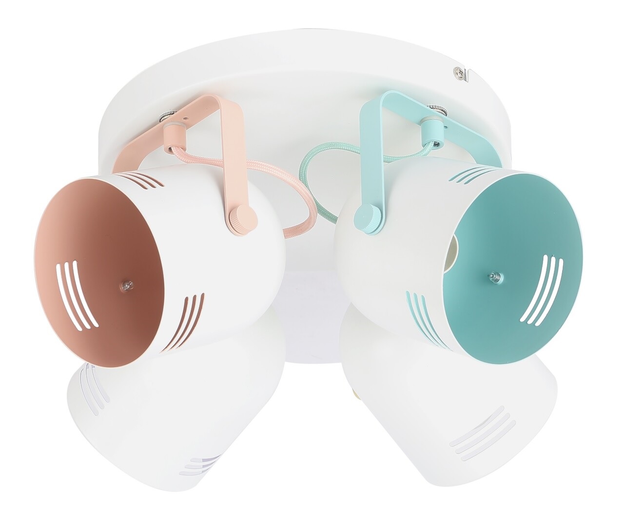 Rabalux Minuet Deckenlampe 4x40 W weiß-mehrfarbig 7014