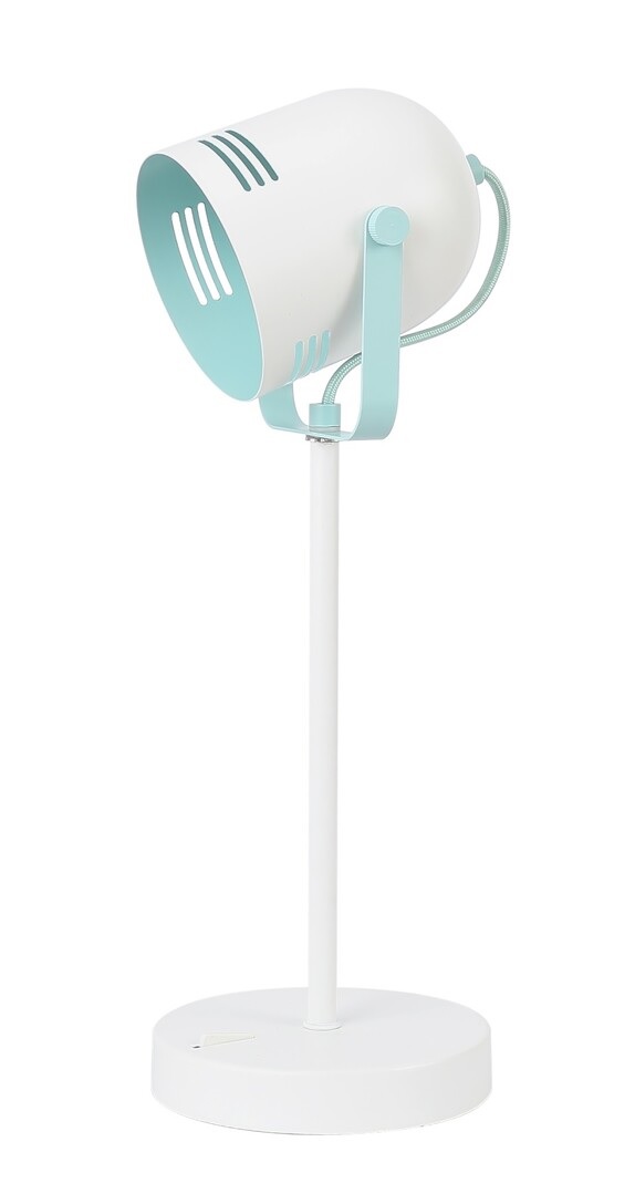 Rabalux Minuet Tischlampe 1x15 W weiß-minze 7015