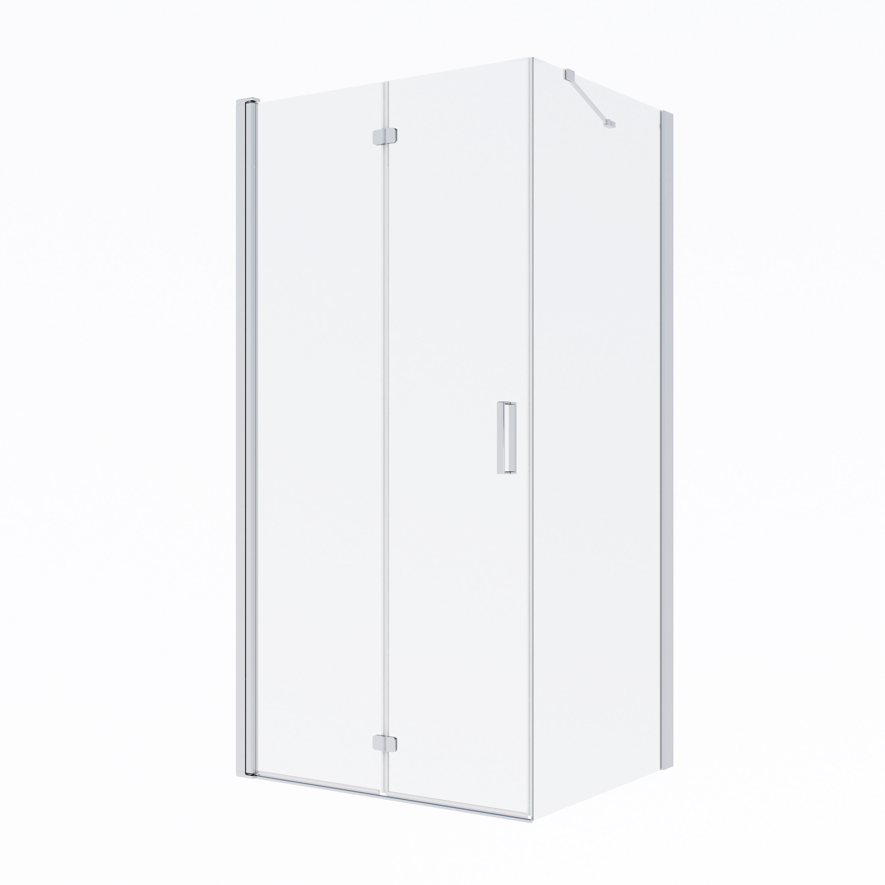 Set Duschtüren Oltens Trana 21208100, Duschwand Oltens Trana 22102100