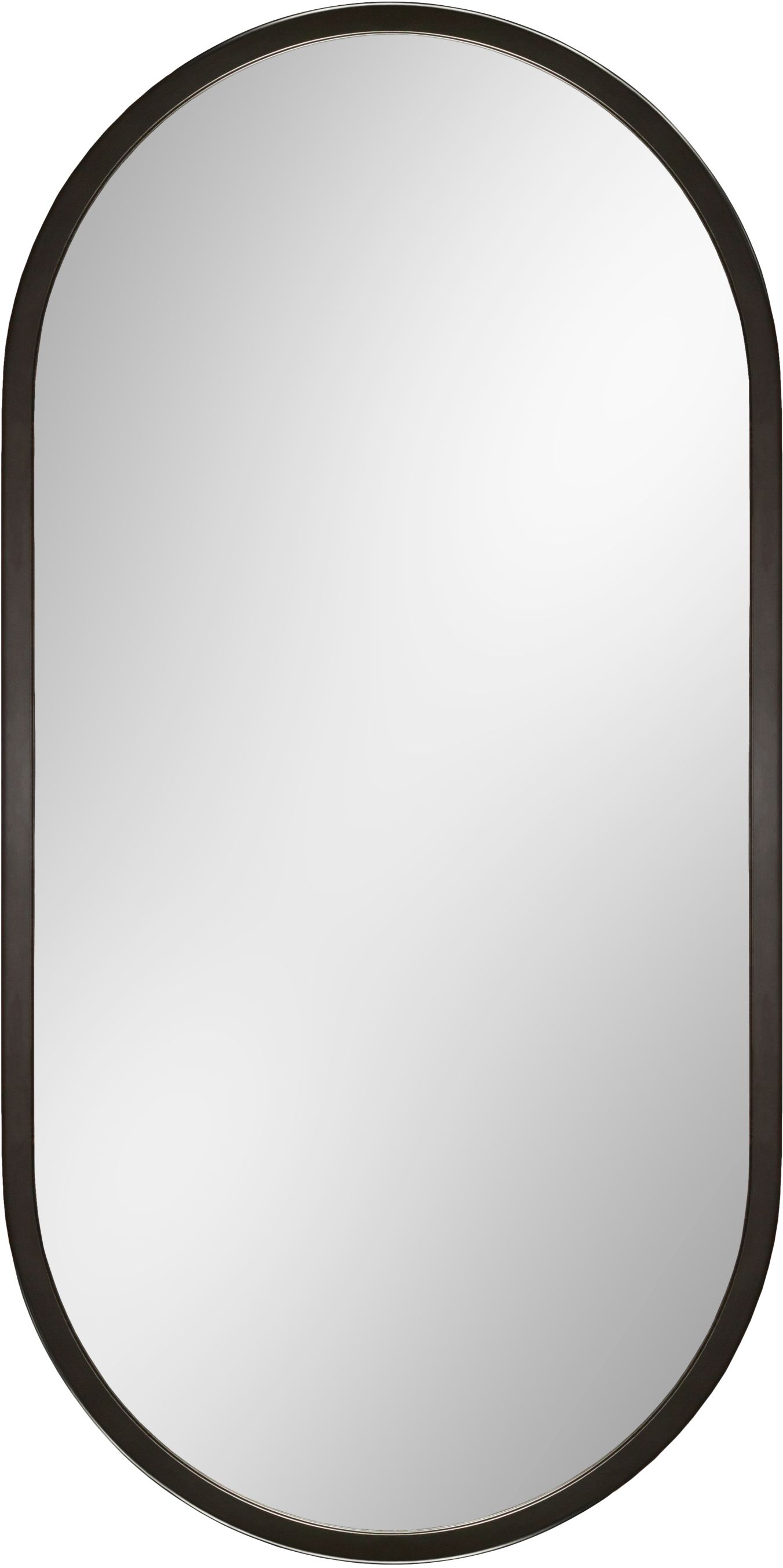 Dubiel Vitrum Evo Spiegel 50x100 cm oval schwarz 5905241010250