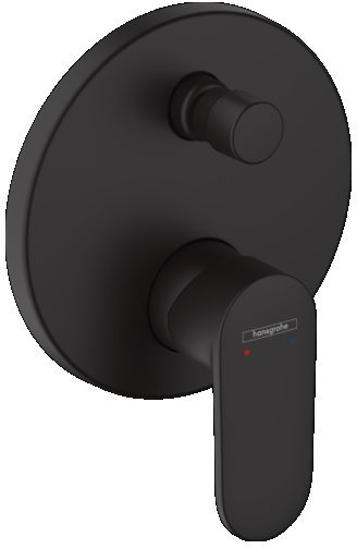 Hansgrohe Vernis Blend Badewannen- und Duscharmatur Unterputz schwarz 71466670