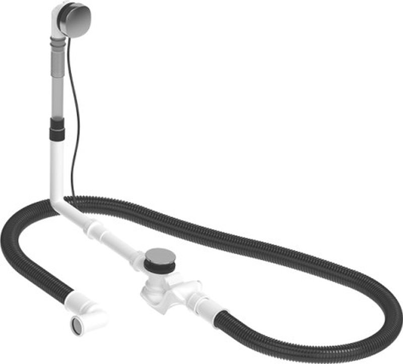 Duravit Quadroval Badewannensiphon chrom 792208000001000