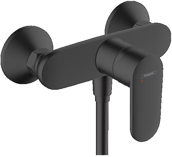 Hansgrohe Vernis Blend Duschbatterie Wandmontage schwarz 71640670